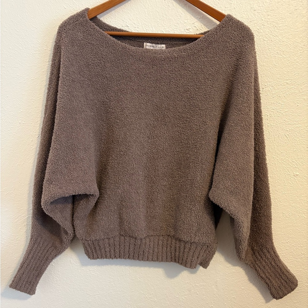 Sincerely Jules Cozy Pullover Sweater, Size Small